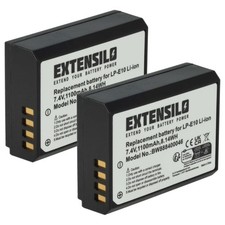 2 Batteries pour Canon EOS
