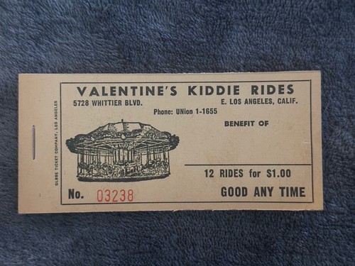 C1950s valentines kiddie rides - valentines,
