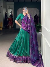 Traditionnel Lehenga Choli pour Femme Indien Ethnique Festif Usure Avec Dupatta