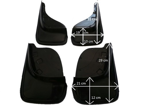Bavettes voiture pour - 4x,