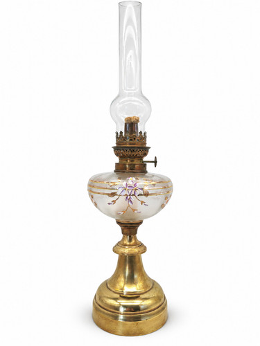 Ancienne lampe pétrole - à,