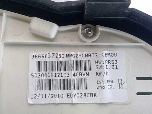 Compteur peugeot 206 - compteur, 206+