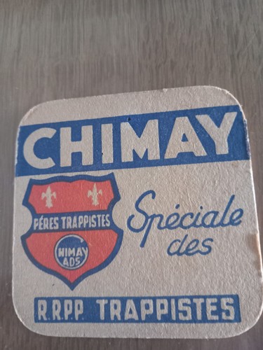 Ancien sous bock bière - , chimay