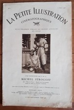 RARE EO JULES VERNE IVAN MOSJOUKINE  LA PETITE ILLUSTRATION N° 7 MICHEL STROGOFF