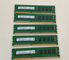 Lot 5x RAM Samsung 2GB DDR3 ECC UDIMM PC3-10600E 1333MHz - 10GB Total - SERVEUR