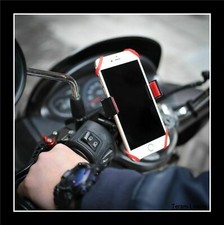 Support de Téléphone Portable Noir pour Moto Quad Scooter Vélo Trotinette FRANCE