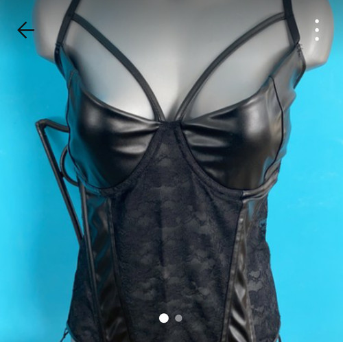 Corset bustier sexy simili - corset,