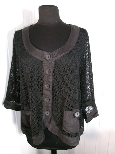 Veste boutons gilet - , noir