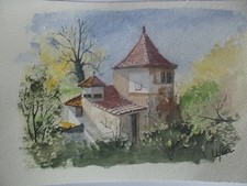 Aquarelle originale signée