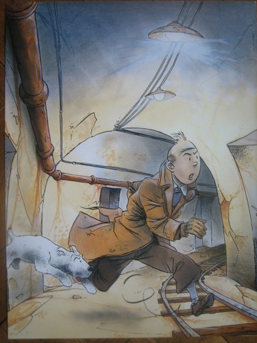 Affichette 1997 tintin par - affichette,