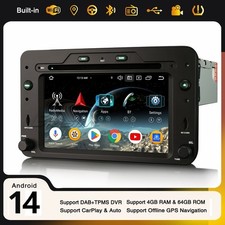 CarPlay Android 14 Alfa Romeo 159 Sportwagon Spider Brera GPS Autoradio 64Go DSP