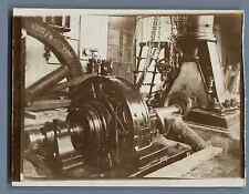 Industrial Machine circa 1900 Vintage Silver Print. Old industrial machine  