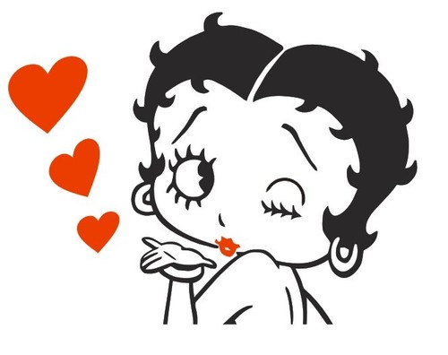 Sticker betty boop - , 3