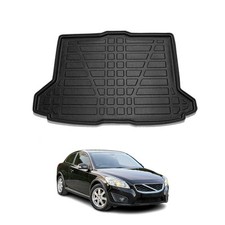 OMAC Cargo Mats Liner for Volvo C30 2007-2013 Black All-Weather TPE