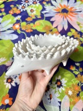 Rare Vintage 60s Walter Bosse Style Ceramic Nesting Hedgehog Ashtrays!