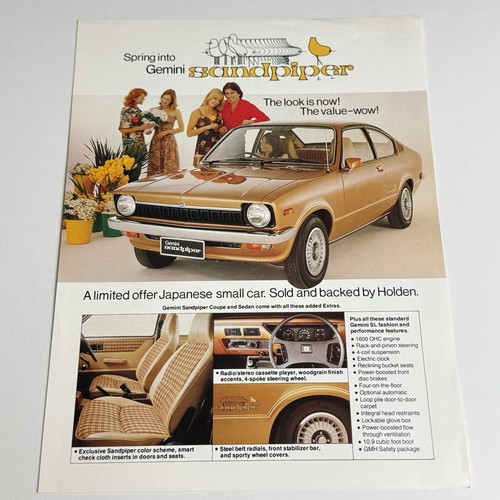 Holden gemini sandpiper - /, 2p
