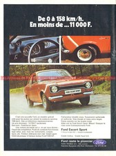 Publicité : FORD Escort Sport