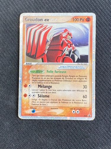 Carte pokémon groudon 032 - carte,