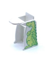 Playmobil *modern * high chair baby child white dragon green 5304 9269