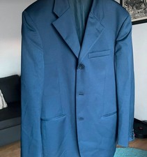 blazer homme versace bleu
