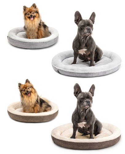 Lionto lit chien rond coussin - chien,