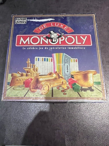 Jeu plateau monopoly - de, de