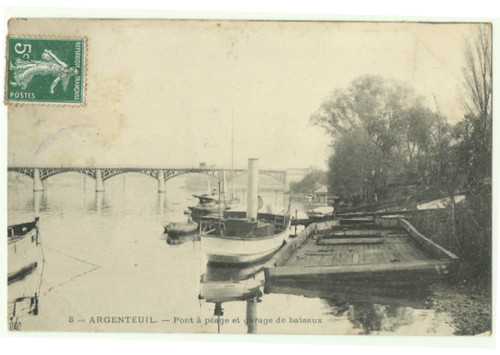 Cpa argenteuil pont à - -,