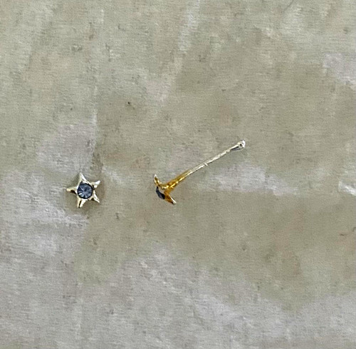 Piercing droit nez - nez, etoile