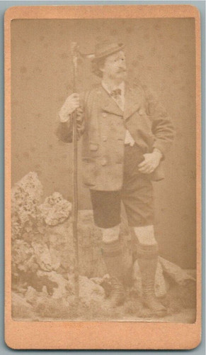 Cdv 1870 homme alpiniste - cdv, 1870's
