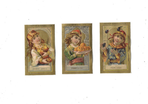 Chromos anciens fond or - 3,