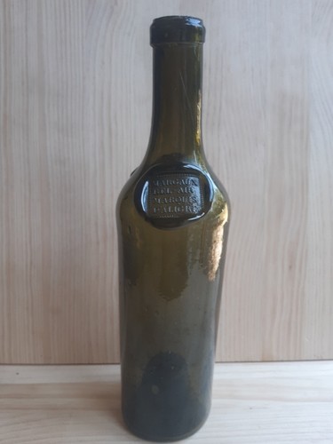 Bouteille verre soufflé - verre,