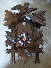 Pendule coucou à cri de quart d'heure Horloge  Forêt  Noire GERMANY neuf