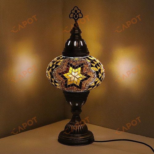 Lampe bureau mosaïque - lampe,