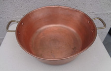 Bassine confiturier en cuivre