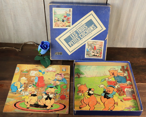 Ancien deux puzzle disney - deux,