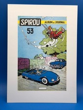 Franquin Spirou et Fantasio Tirage couverture recueil éditeur 53
