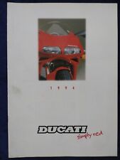 Ducati Supersport 600 750 900 Superbike 888 916 Supermono Monster Brochure 1994