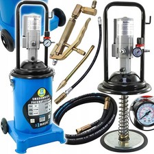 Pompe à graisse pneumatique 12L 400 bar Baug 3800 – Mobile + Tuyau 4m