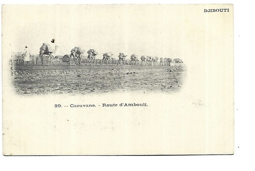 Djibouti caravane route - caravane, d