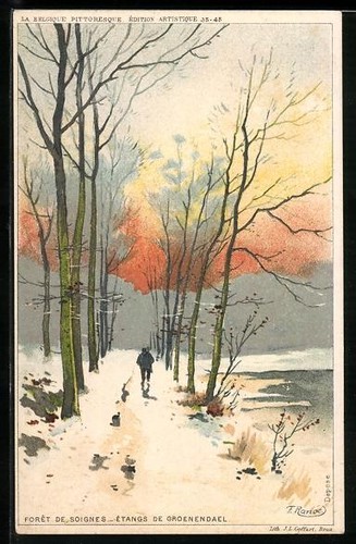 Carte postale artiste - carte, d'artiste