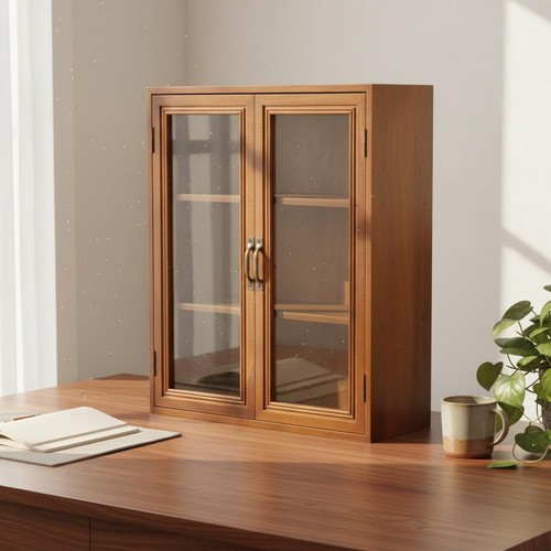 Armoire bureau bois avec - en,
