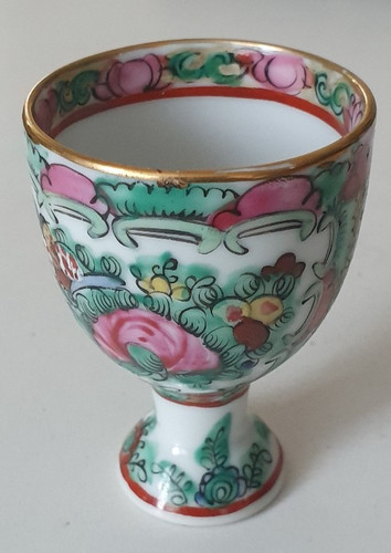 Coquetier ancien porcelaine - coquetier,