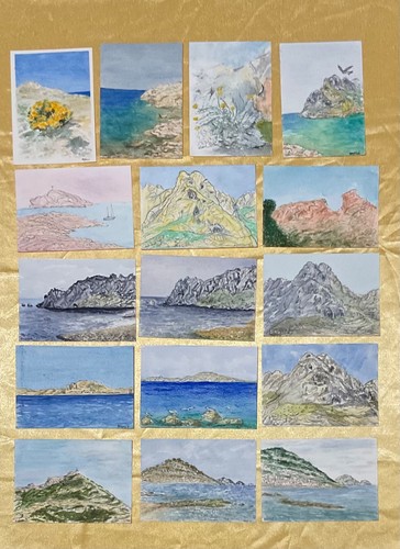 Carte postale unique - carte, main