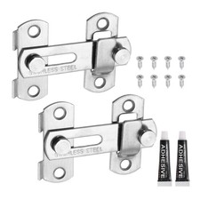 2Pcs Verrou à bascule acier