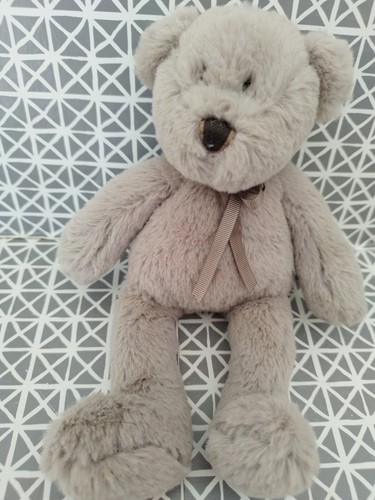 Doudou ours gris beige florian - beige,