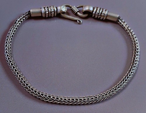 Ancien bracelet argent maille