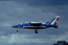 n174  f-terh patrouille de france alpha jet 4     40 years  ORIGINAL KODAK SLIDE