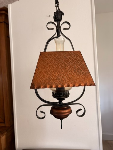Ancien lustre lanterne - lustre,