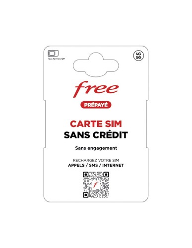 Carte sim prépayée free - free, –