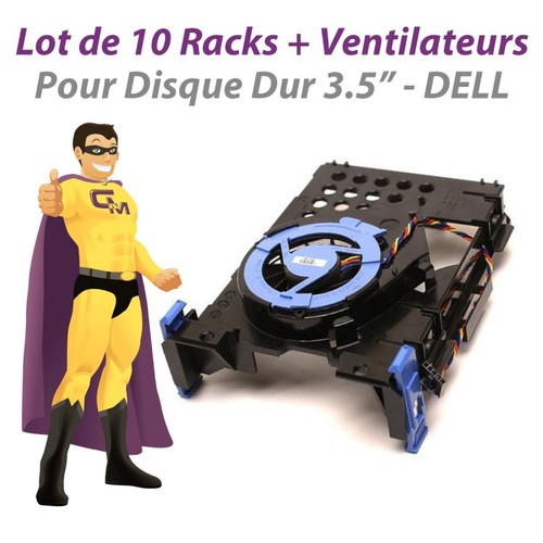 Lot x10 racks ventilateurs - racks,